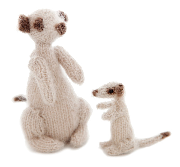 Knitted Meerkats Yarn Kit