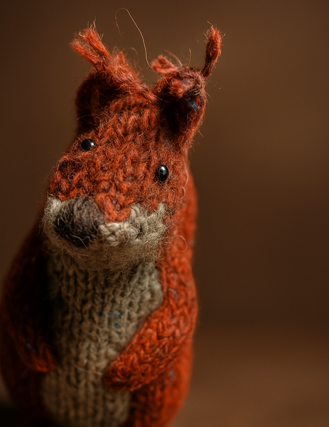 Squirrel Knitting Kit