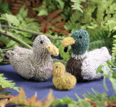 Duck Family knitting kit